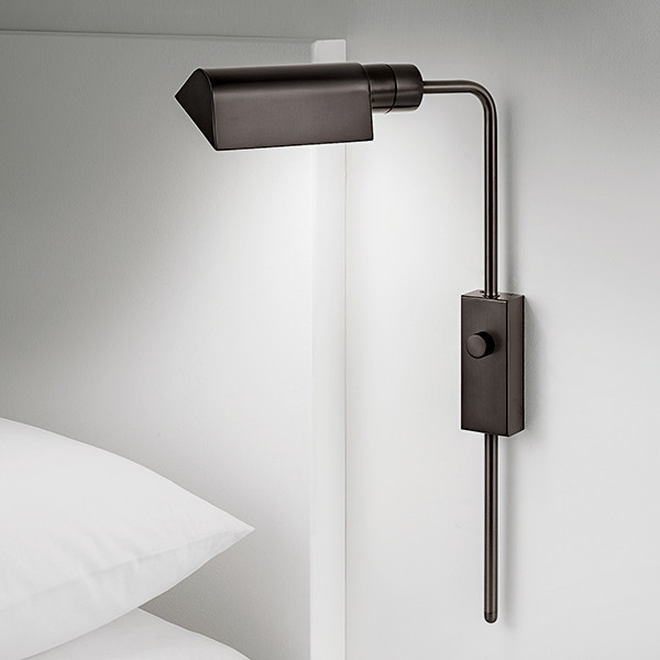 to-10-w1-bb-secondary Timeless black reading light with adjustable head RKR43 - Image 2