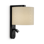 Modern black reading light RKR46