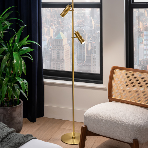 tt-200-fs-brb-1 Minimalist bronze floor lamp with opal acrylic diffuser FBG02 - Image 3
