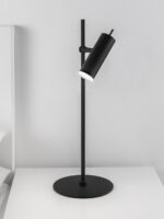Minimalist black desk lamp with opal acrylic diffuser DKG02 - Image 3