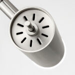 Minimalist nickel desk lamp with opal acrylic diffuser DNG01 - Image 2