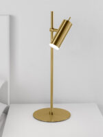 Minimalist bronze desk lamp with opal acrylic diffuser DBG05 - Image 3