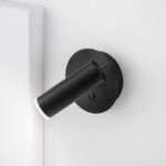 Minimalist black wall lamp with reading light WKR05 - Image 3