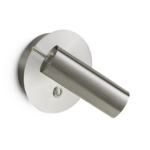 Minimalist nickel wall lamp with reading light WNR03