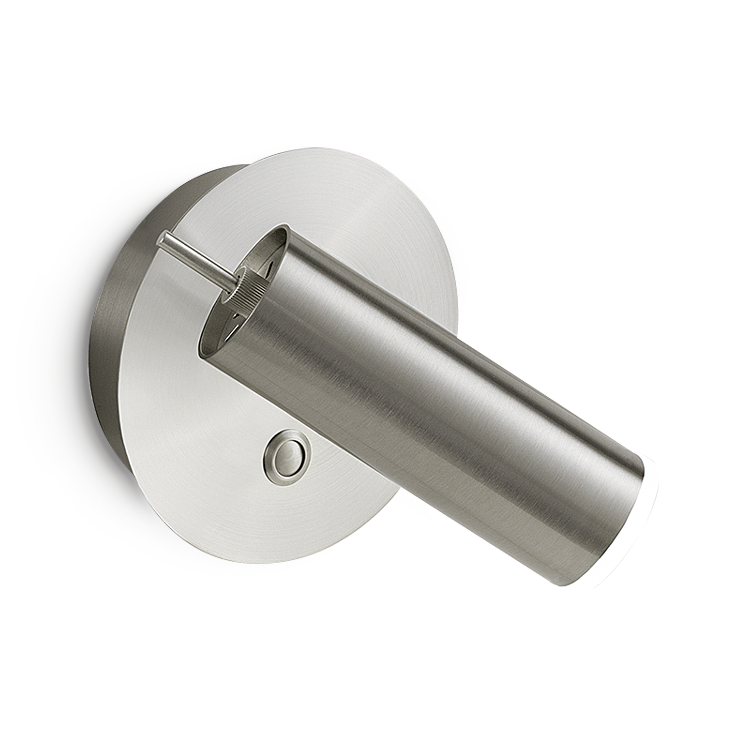 tt-200-w1-bn-primary Minimalist nickel wall lamp with reading light WNR03 - Image 1