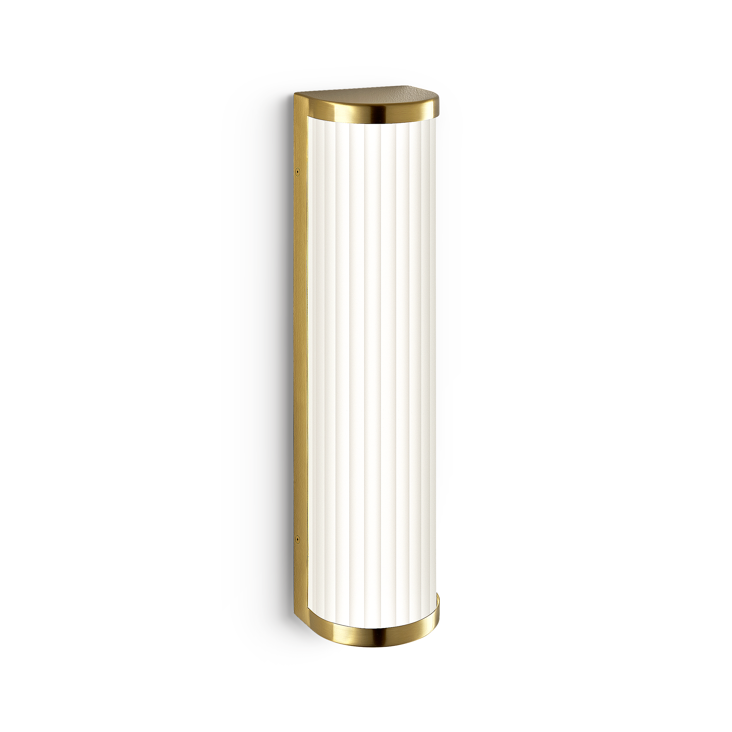 vn-3-w1-brb-primary Modern bronze bathroom wall light with ribbed detail BBR02 - Image 1