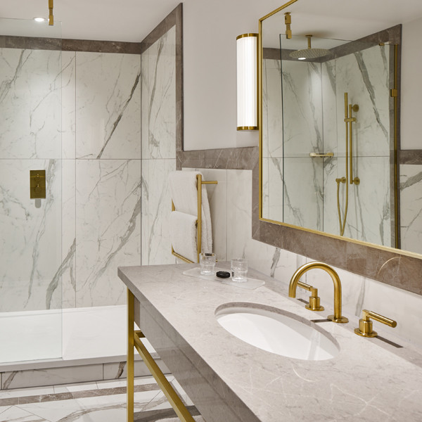vn-3-w1-brb-secondary Modern bronze bathroom wall light with ribbed detail BBR02 - Image 2