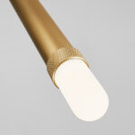 Decorative champagne gold custom ceiling light with LED light CBL03 - Image 2