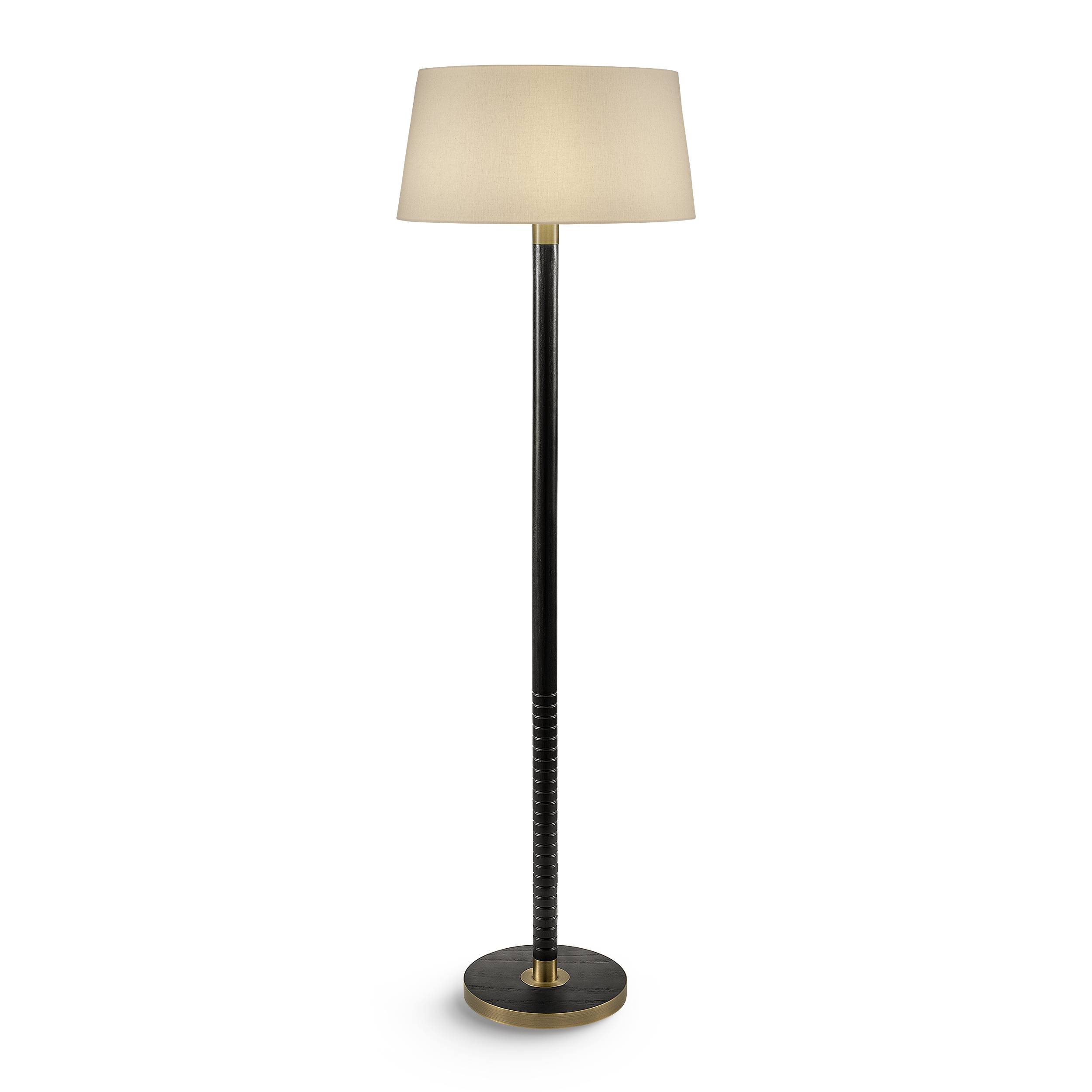 wc-39-fs-eb-gb-primary Timeless bronze floor lamp with ribbed detail FBR01 - Image 1