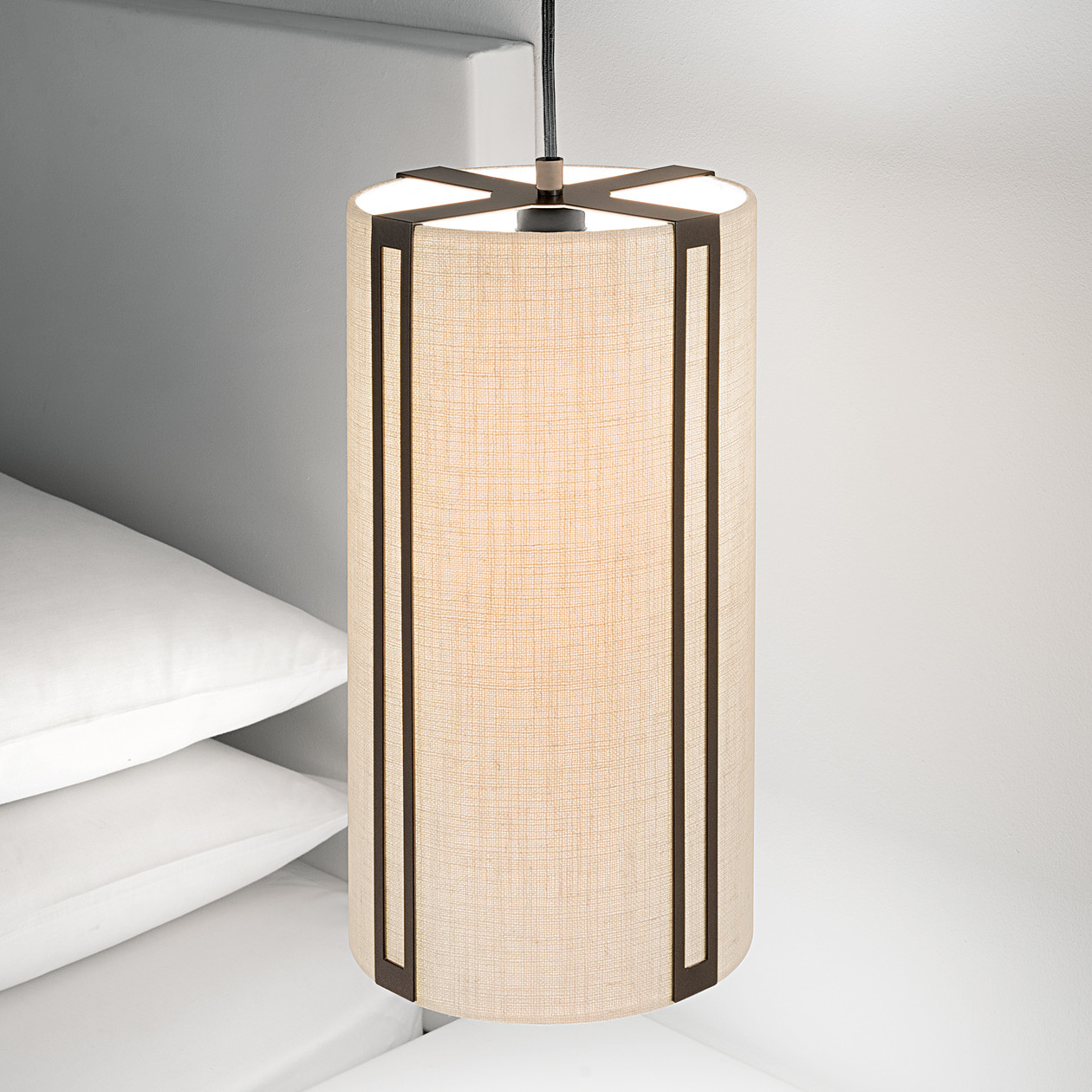 we-10-200-1 Modern ceiling light with fabric shade CNF04 - Image 3