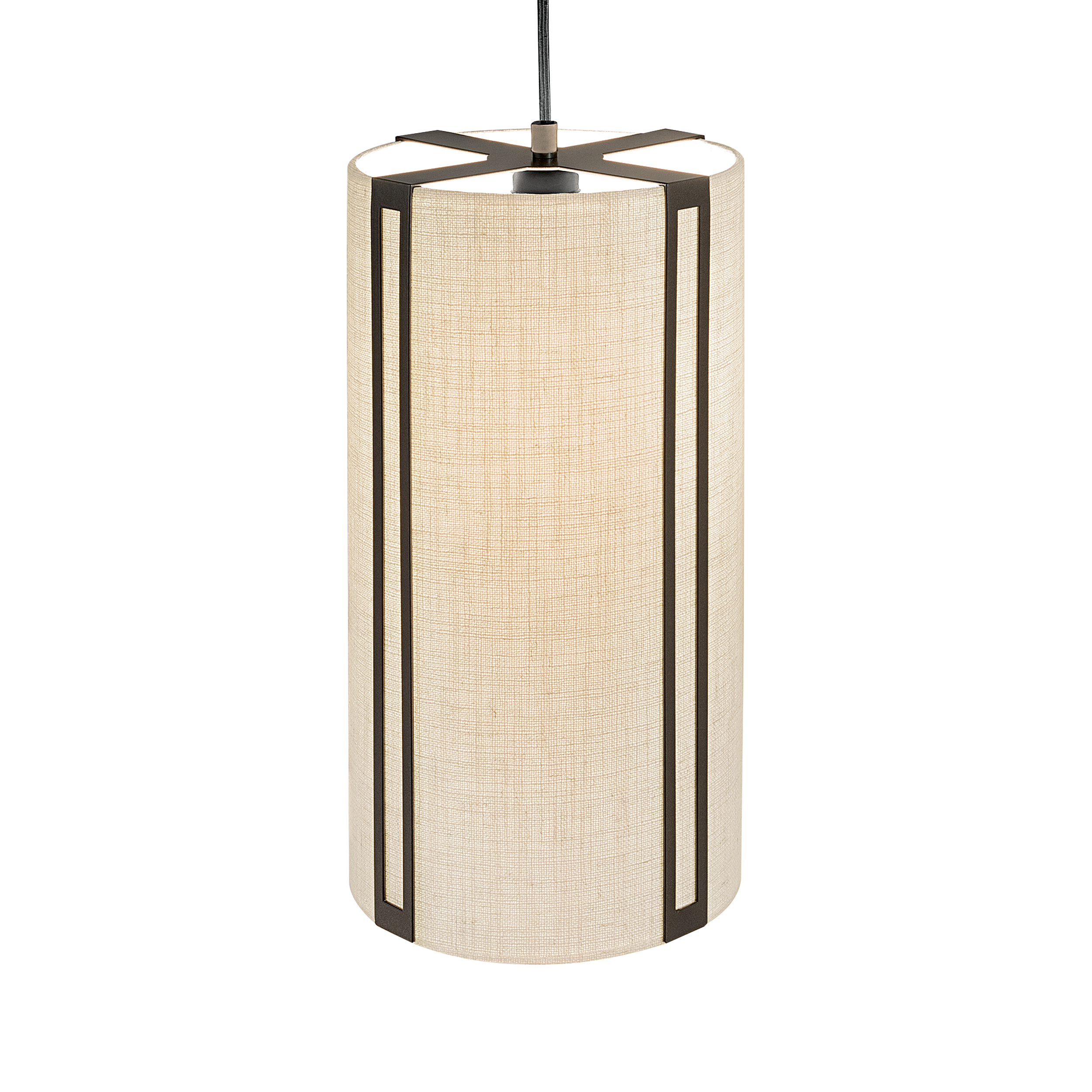we-10-200-primary Modern ceiling light with fabric shade CNF04 - Image 1