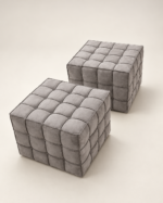 03 - Square Tufted Pouf
