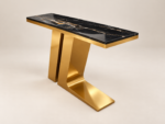 Marble Console with the gold base HT1322 - Image 3