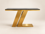 Marble Console with the gold base HT1322 - Image 2