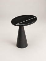 Side table with natural marble ST1220A - Image 2