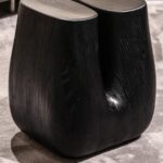 Sculptural Wood Stool
