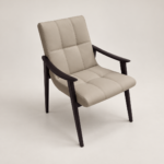 GY120 - Wood-Arm Lounge Chair