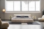 GC2216 - Channel-Tufted Block Headboard Bed