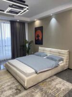 GC2232 - Segmented Channel Headboard Platform Bed - Image 2