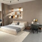 GC2248 - Slanted Pillow Headboard Low Bed
