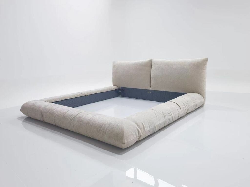 GC2430-photo-1 GC2430 - Low Bolster-Frame Bed with Twin Pillow Headboard - Image 1