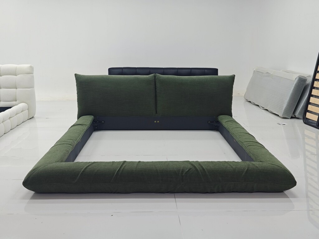 GC2430-photo-3 GC2430 - Low Bolster-Frame Bed with Twin Pillow Headboard - Image 3