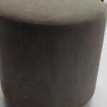 Square Tufted Swivel Pouf