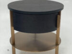 Round Nightstand with Shelf - Image 3